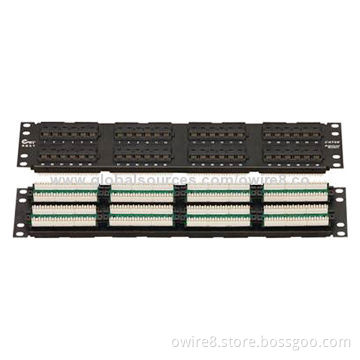 1U 19-inch 12/24 Port SC/FC/LC Rack Mount Fiber Optic Patch Panels, Changeable Modules Inside
